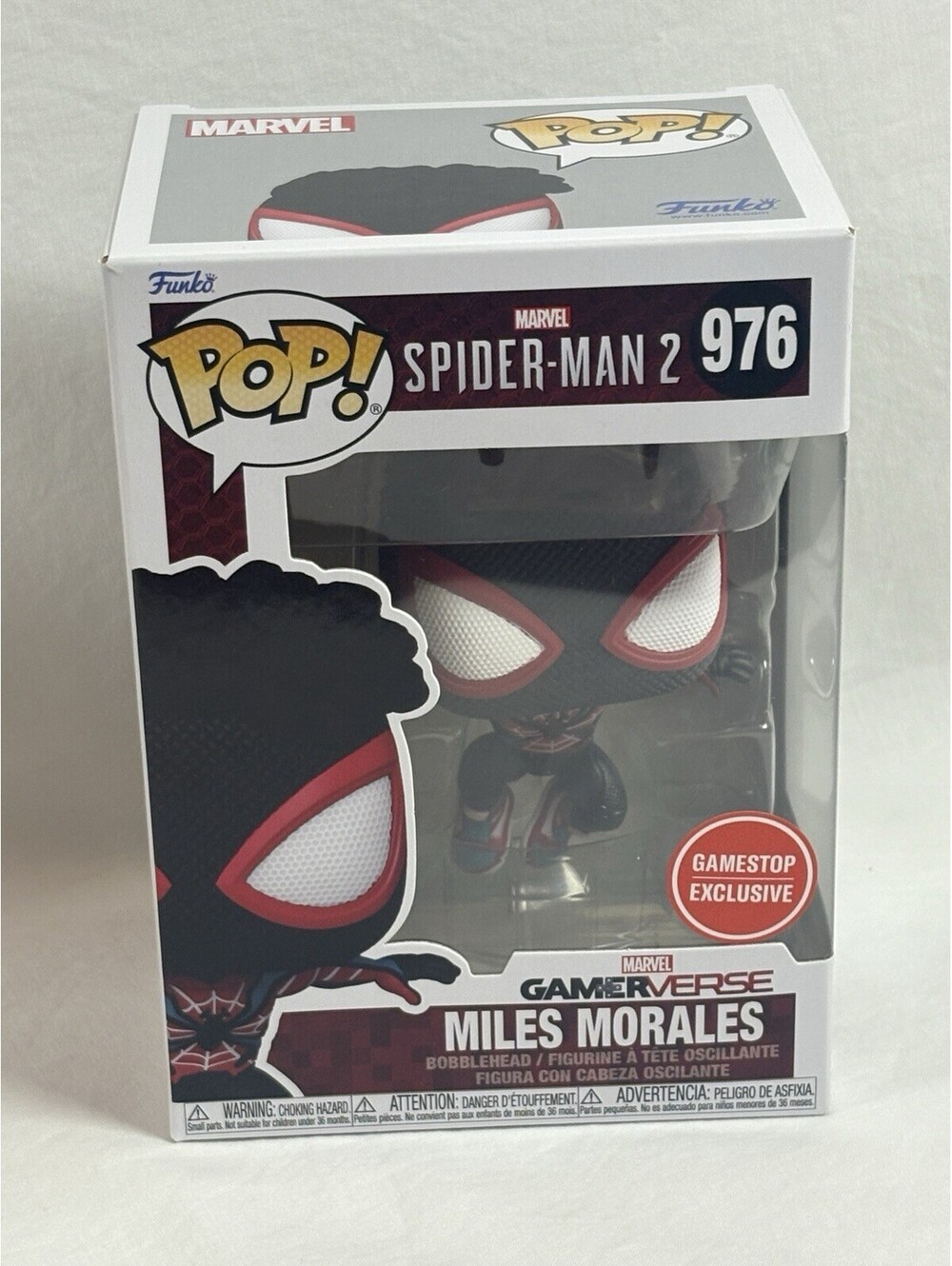 Funko Pop! Marvel: Miles Morales #976 GameStop Exclusive Vinyl Figure i2